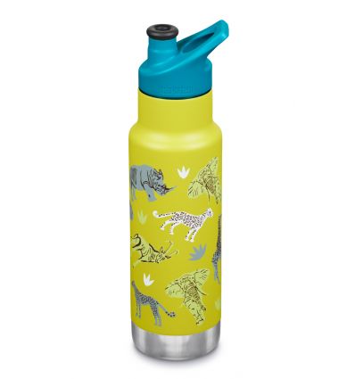 Klean Kanteen Brushed Stainless Insulated Sport Kids Water Bottle
