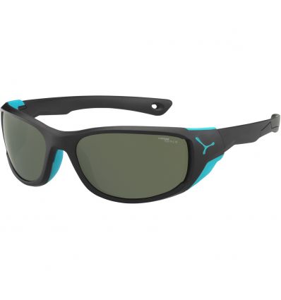 Occhiali da sole Cébé Jorasses M (Nero Turchese Matte Zone Polarizzato  Grigio Cat.3) - Alpinstore