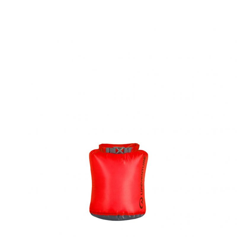 Waterproof bag LIFEVENTURE Ultralight Dry Bag 2l (Red)