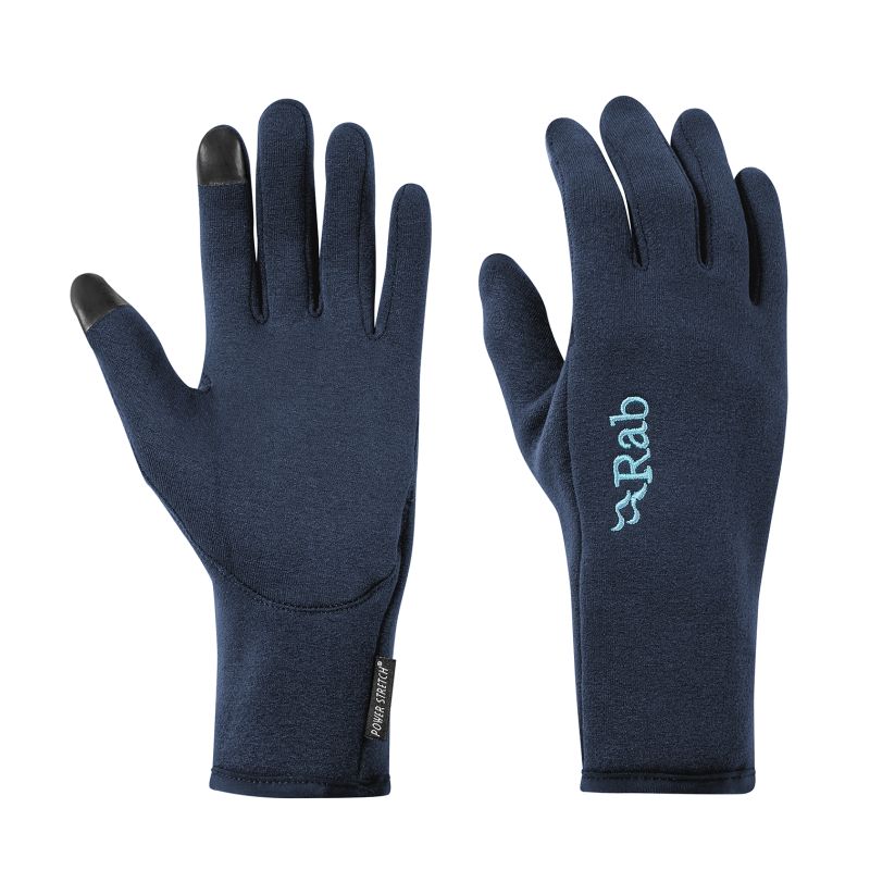 Rab Power Stretch Contact Gloves Wmns Deep Ink