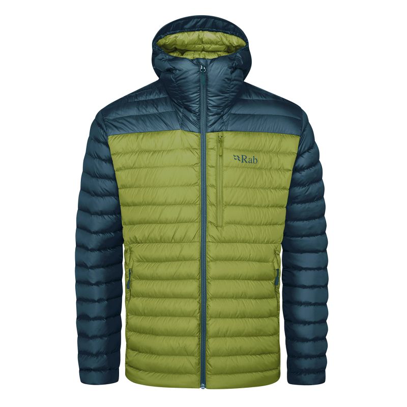 Men's Rab Microlight Alpine jacket (Orion blue/Aspen Green)