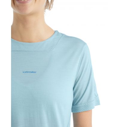 Tee-Shirt Icebreaker Zoneknit short sleeve (Cosmic/grape/cb) woman