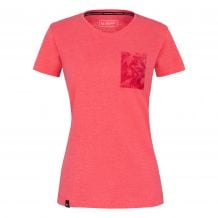 T-Shirt Salewa Puez Hemp Pocket (calypso coral) Frau