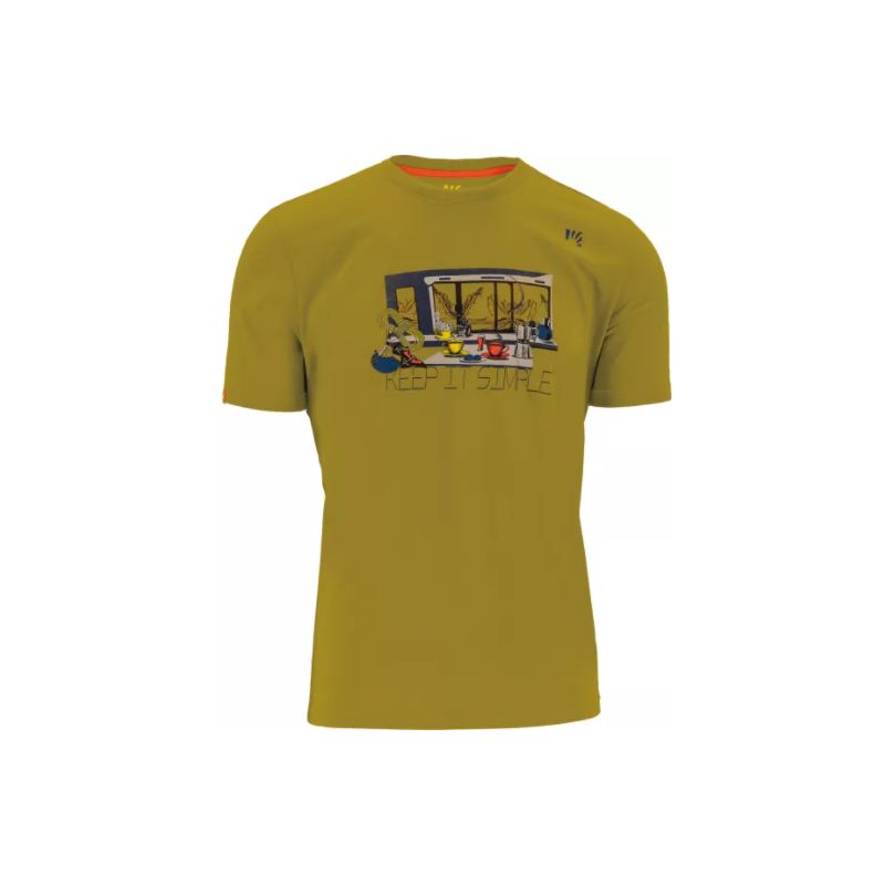 T-shirt Karpos Anemone (olio d'oliva) per uomo