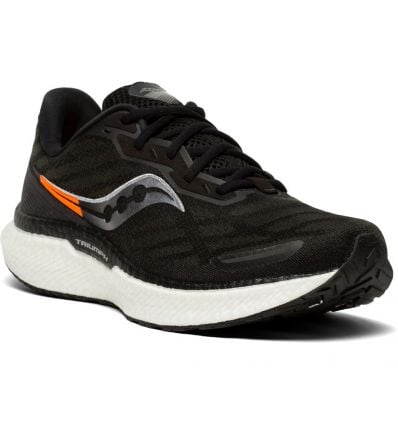 Running shoes Saucony Triumph 19 (Black/White) man