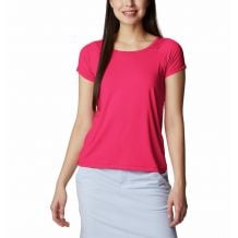 T-shirt COLUMBIA Peak To Point II Ss Tee (Red Hibiscus Heather) Femme