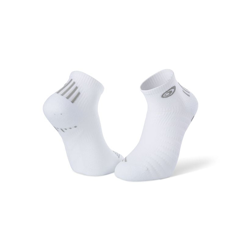 Chaussettes de running BV Sport Run Elite (blanc/gris)