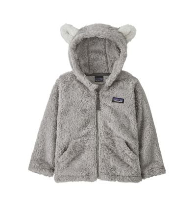 Fleece Patagonia Furry Friends Hoody (Salt Grey) Baby - Alpinstore