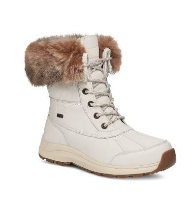White Puffer + UGG Adirondack Winter Boots: Two Ways