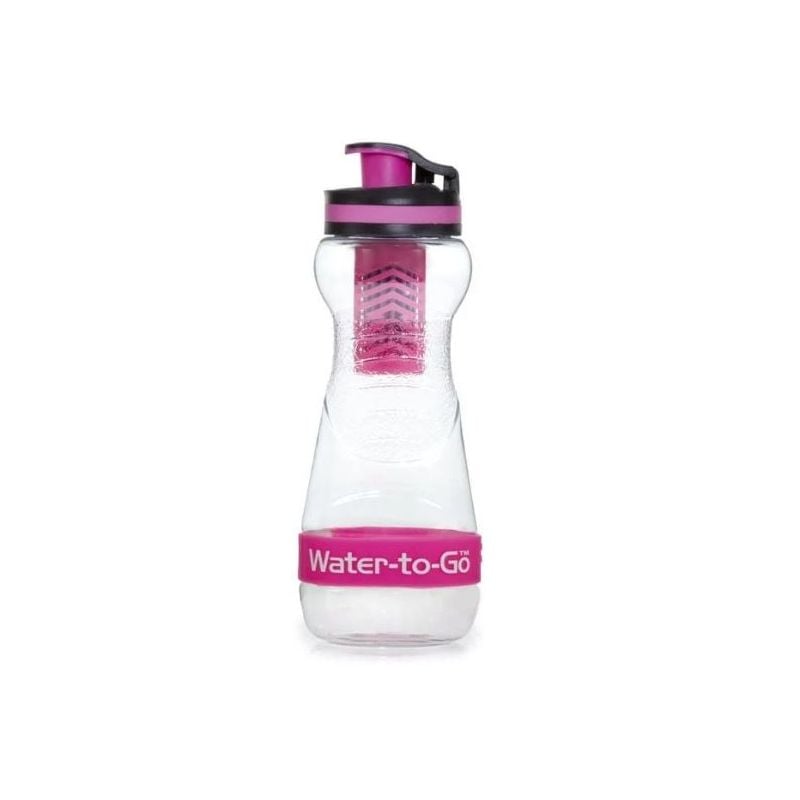 Gourde filtrante Water To Go City (rose)