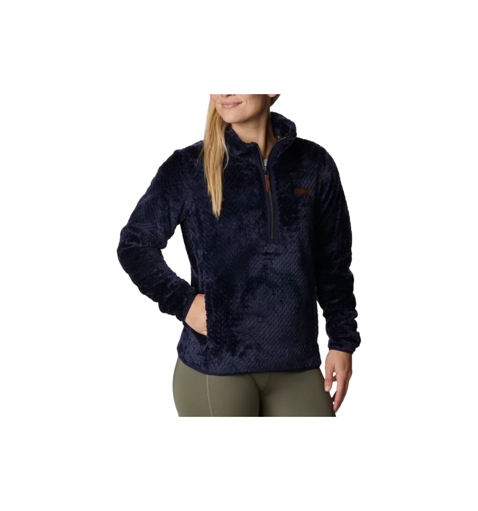 Columbia Fire Side 1/4 Zip II da donna, Fico, X-Small