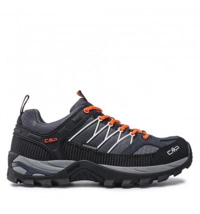 Flash Alpinstore - man shoes Hiking (Anthracite WP RIGEL LOW CMP Orange)
