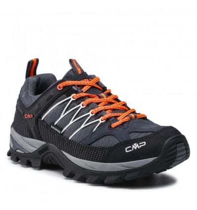 Hiking shoes CMP RIGEL LOW Flash WP - Alpinstore (Anthracite Orange) man