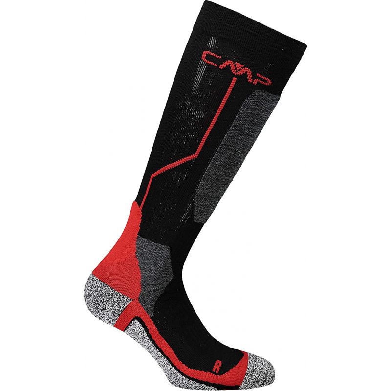 Chaussette CMP Ski Sock Wool (Nero-Ferrari)