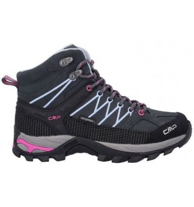 Schuhe CMP Rigel Mid Woman Trekking Shoe WP (Titanio Skyway) Frau -  Alpinstore