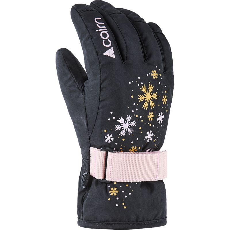 Ski gloves Cairn Madison (Black Powder Flake) Child