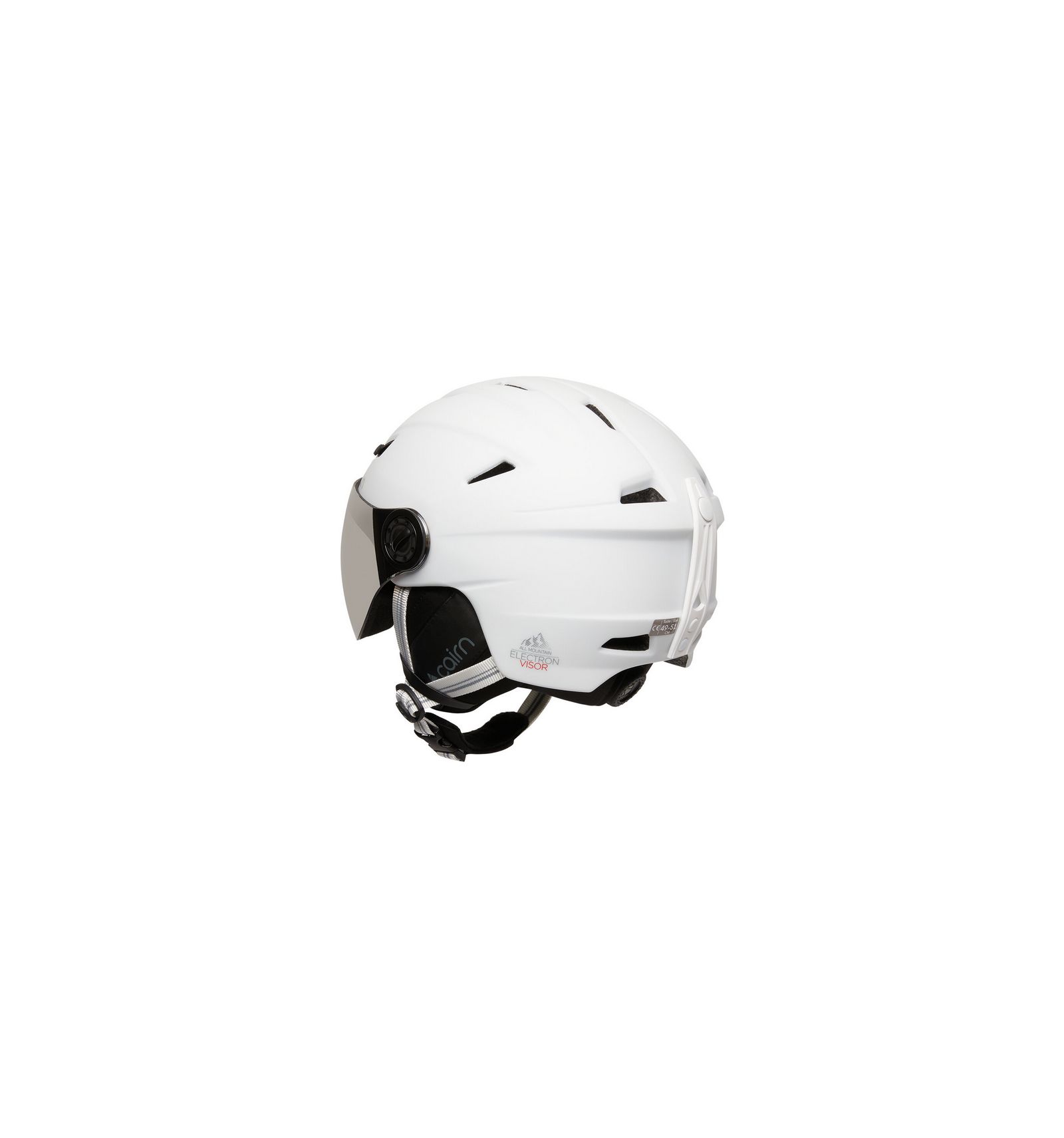 Casco Sci Cairn Electron Con Visiera – Nero Opaco, Sistema Wheel Fit, Ventilazione Regolabile, Taglie 55-62