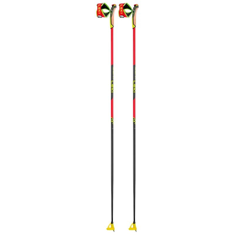 Leki PRC 750 poles (Bright Red/Neonyellow/Black)
