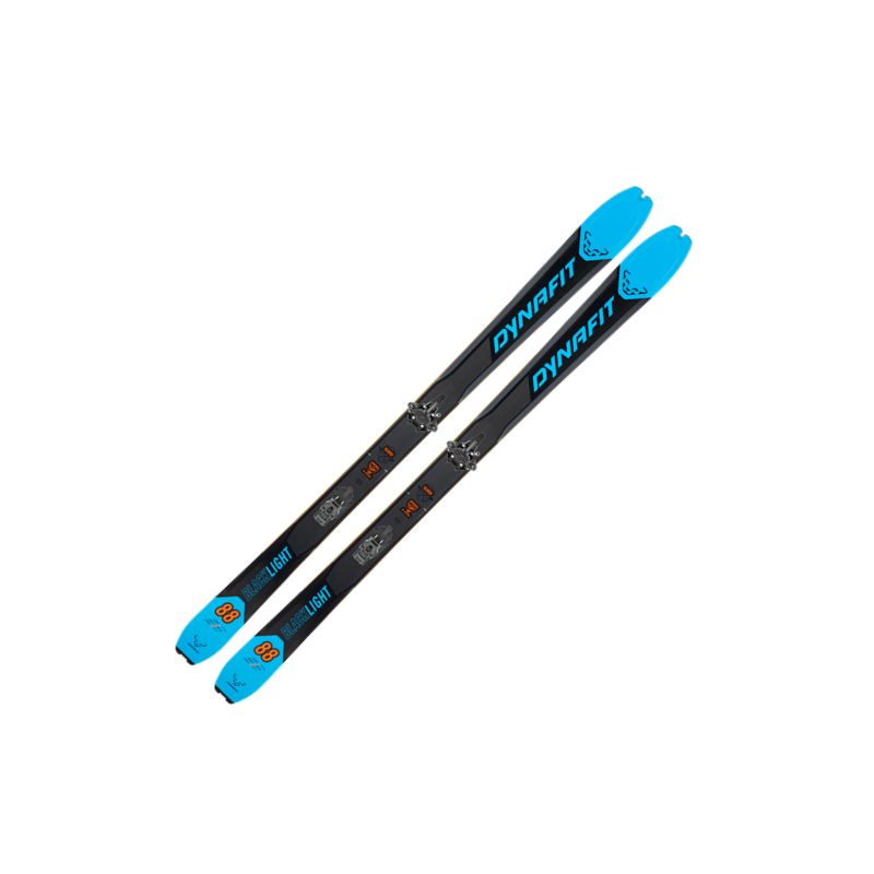 Pack Dynafit Blacklight 88 skis + skins (frost blue/carbon black) man 2023