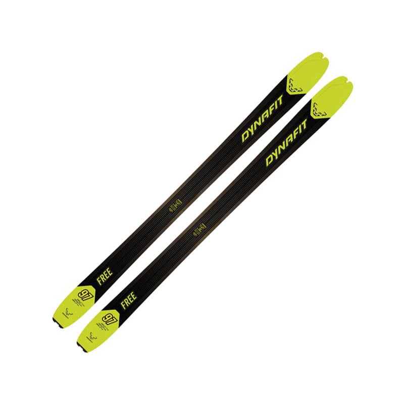 Pack skis Dynafit Free 97 (Lime punch) + fixation - homme