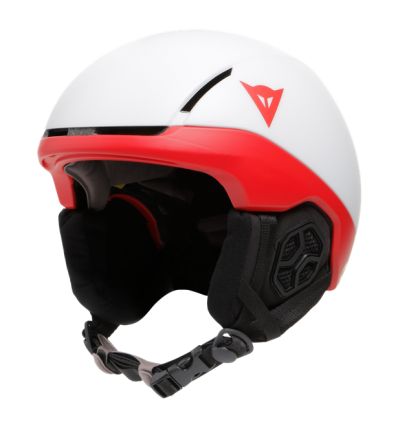 Aap Belichamen Opa Ski helmet Dainese Elemento Mips (White/Red) - Alpinstore