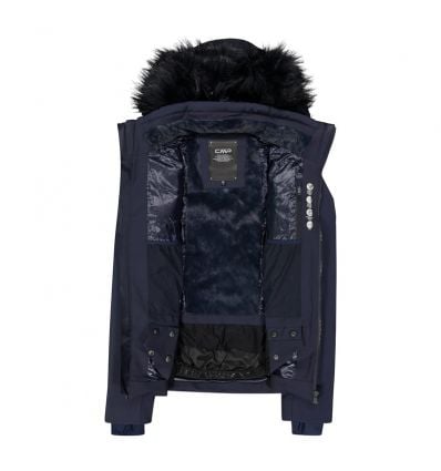 CMP Hood Jacket (Black blue) - Alpinstore Woman Jacket Woman Zip