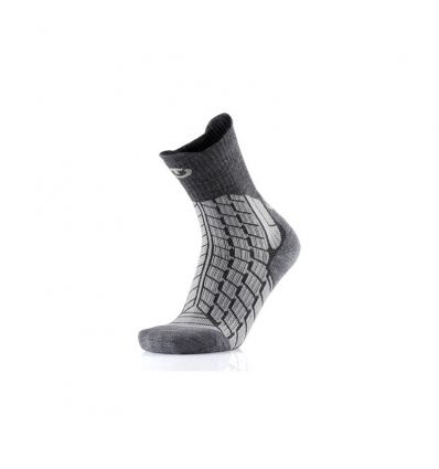 Therm-ic Trekking Warm Unisex Socks Grey Black - 39-41