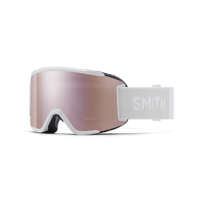 Ski mask Smith Squad S (White Vapor - Chromapop Everyday Rose Gold Mirror Lens)