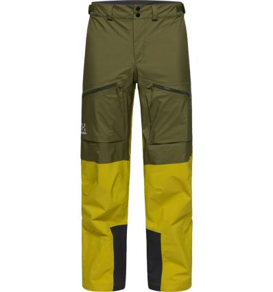 Men's Haglöfs Vassi Touring GTX Ski Pants (Olive Green/Aurora)