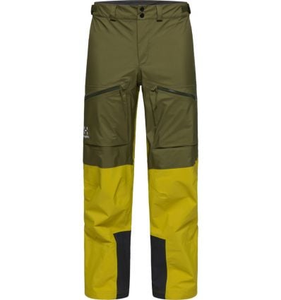 Pantalones esquí HAGLÖFS Vassi Touring Gtx Hombre (Verde oliva/Aurora) -  Alpinstore