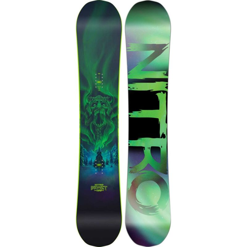 Snowboard Pack Nitro Beast (2023) + Bindung - Mann