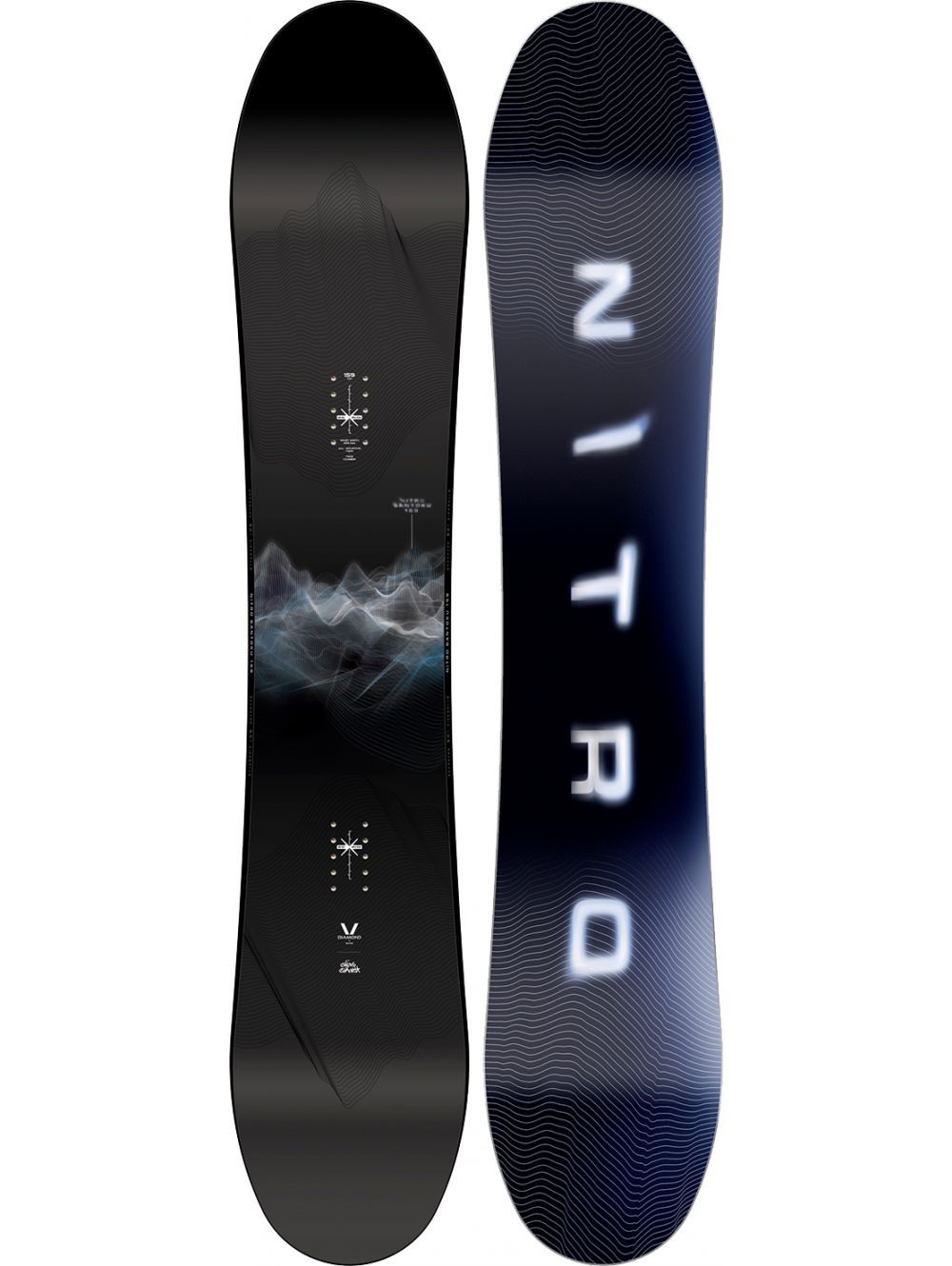 NITRO-ONE ULTRA BLACK - Fixation snowboard classique