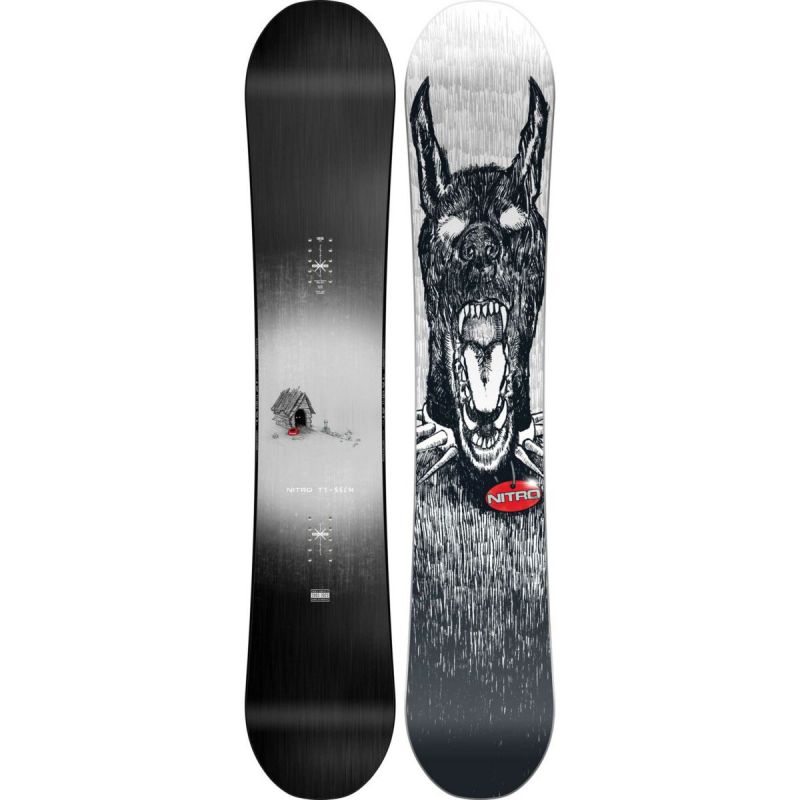 Pack snowboard Nitro T1 (2023) + fixation - homme