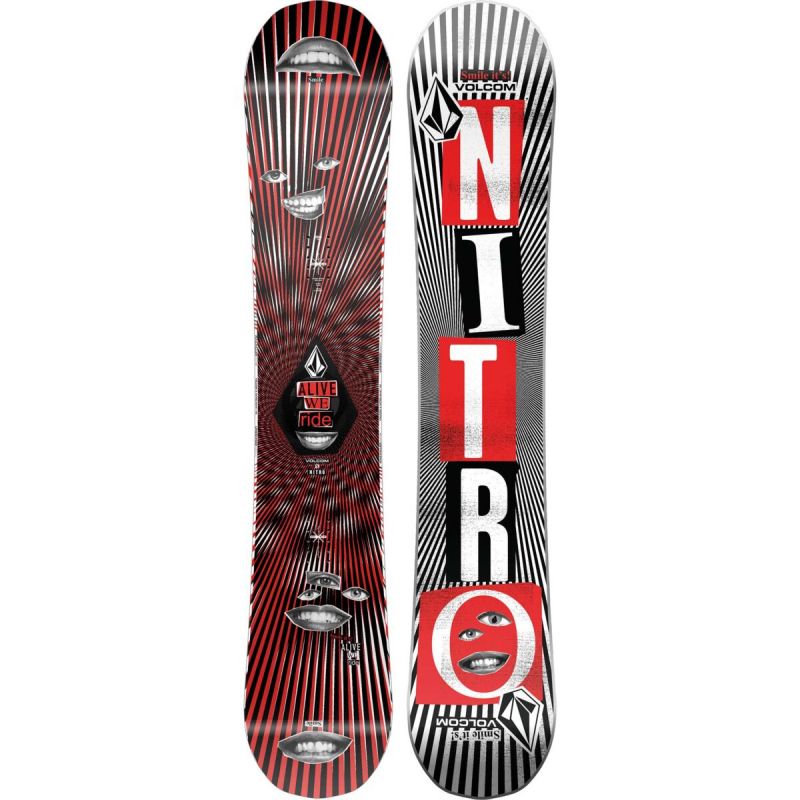 Pack snowboard Nitro BEAST x VOLCOM + fixation