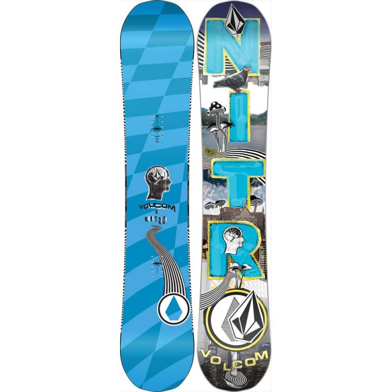 Pack de snowboard Nitro BEAST x VOLCOM (2023) + fijación