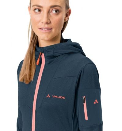 sea Vaude Fleece Women\'s Monviso Hooded (Dark uni) Jacket - Alpinstore
