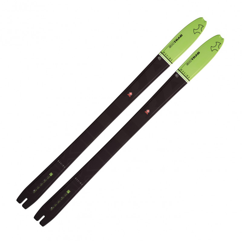Mochila de esquí de travesía Skitrab Maximo 7.0 (Negro/Verde) + fijación