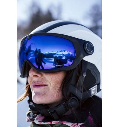Casque de Ski Bollé V-Line White Matte / Photochromic Blue