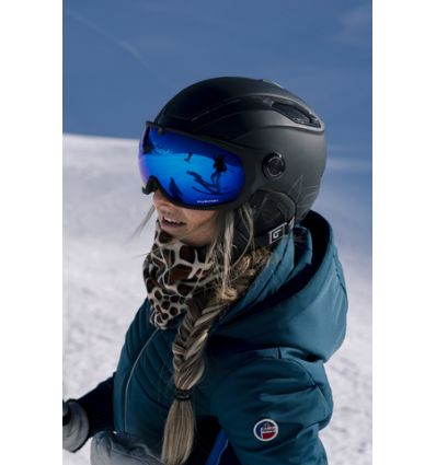 Casque de ski Bollé V-line Carbon (Black Matte - Phantom Blue