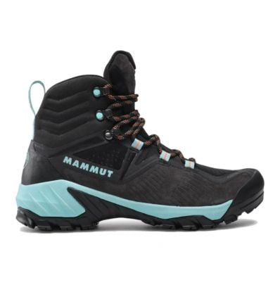 Hiking boot Mammut Sapuen High GTX (Dark sttel - neo mint) Women's -  Alpinstore