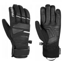 Ski glove REUSCH Storm R-TEX XT (black melange/fire red) - Alpinstore