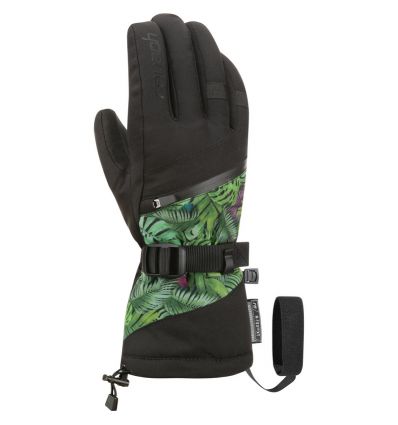 Ski gloves REUSCH Demi R-TEX XT (black/tropical pink) - Alpinstore