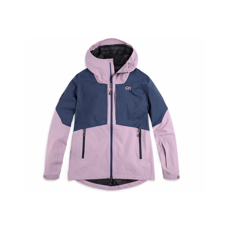 Skidåkningsjacka för damer Outdoor Research Skytour Ascentshell Jacket (Blue pink)