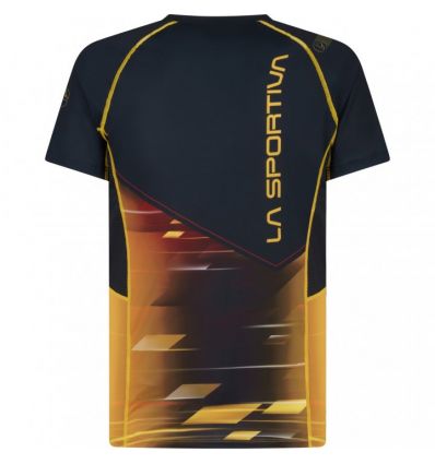 Trail/running T-shirt La Sportiva Wave T-Shirt (Black/Yellow) Men