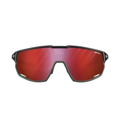 Julbo Run Noir/Rouge RV P1/3LAF, lunette de soleil vtt verre photochromique