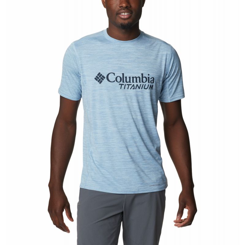 T-Shirt Columbia Titan Pass™ (Jet stream) Mann