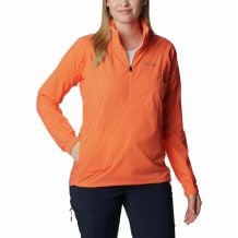 Langærmet Columbia Titan Pass Lightweight 1/2 Zip (orange) Kvinder