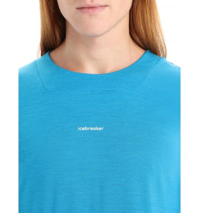 T-shirt Icebreaker Zoneknit (Geo Blue/Royal Navy) man - Alpinstore