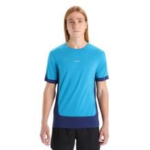 Maglietta Icebreaker Zoneknit (Geo Blue/Royal Navy) uomo