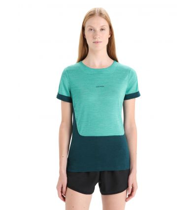 T-shirt Icebreaker Zoneknit (Fresh Heather/Green Glory) Women - Alpinstore
